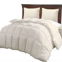 China supplier hotel 100% cotton white goose duck down comforter/microfiber quilt/polyester duvet