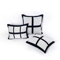 Wholesale Unit States  9 panel Style Sublimation Sofa Pillows Decorative Throw Cushion Cover Pillow case