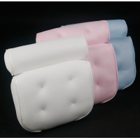 Bath Pillow / Non Slip, Luxury Bathtub Pillow for Your Head & Neck. Anti-Mold & Waterproof. This Spa Cushion has 6 Extra Large